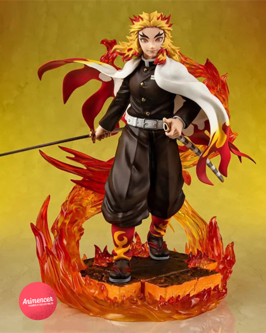 MegaHouse G.E.M Rengoku Kyoujurou Figure – 21cm Kimetsu No Yaiba Demon Slayer PVC Statue