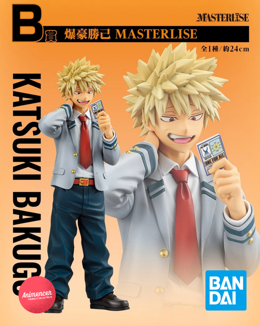 Katsuki Bakugo Masterlise Figure – 23cm My Hero Academia School Uniform PVC Statue