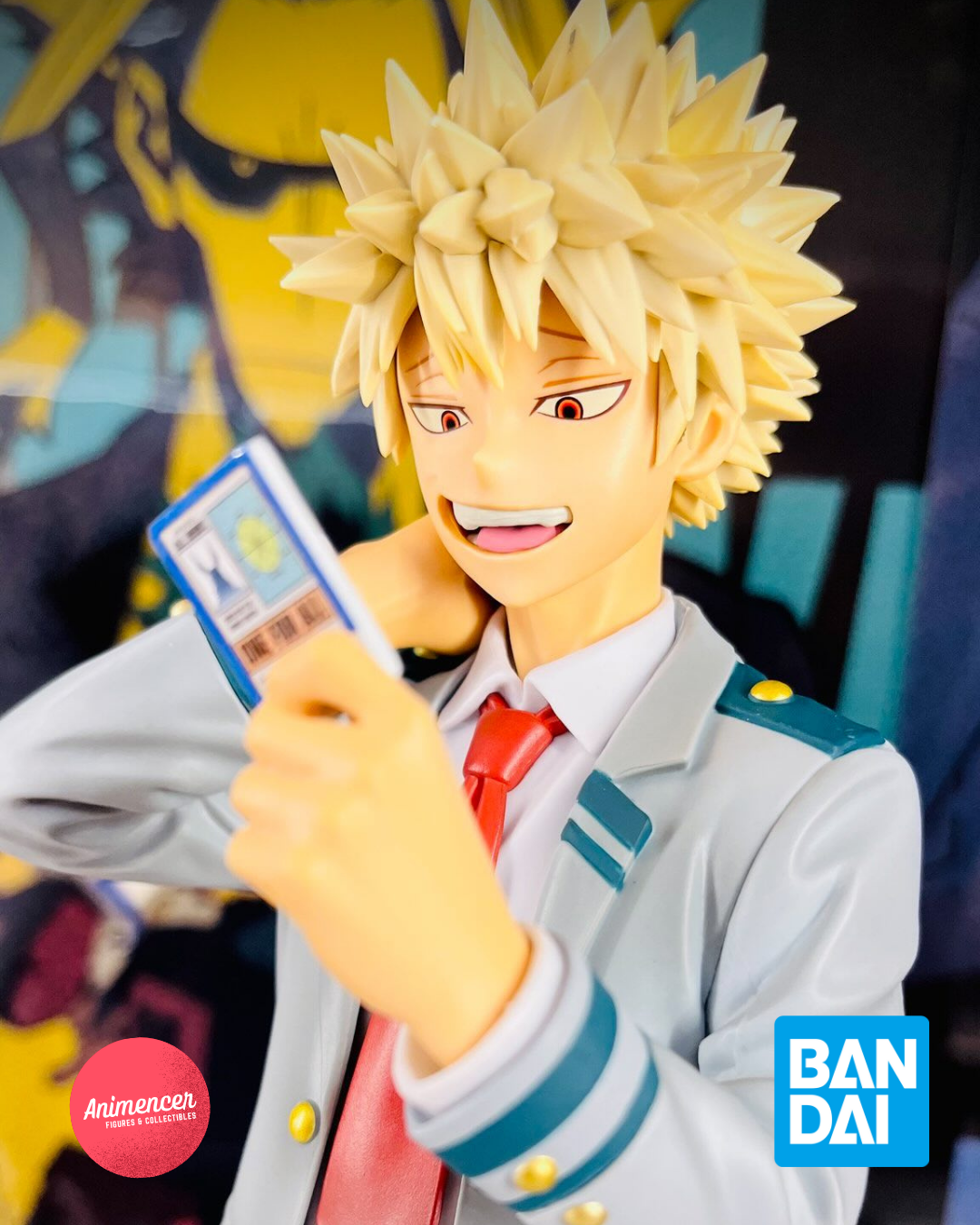 Katsuki Bakugo Masterlise Figure – 23cm My Hero Academia School Uniform PVC Statue