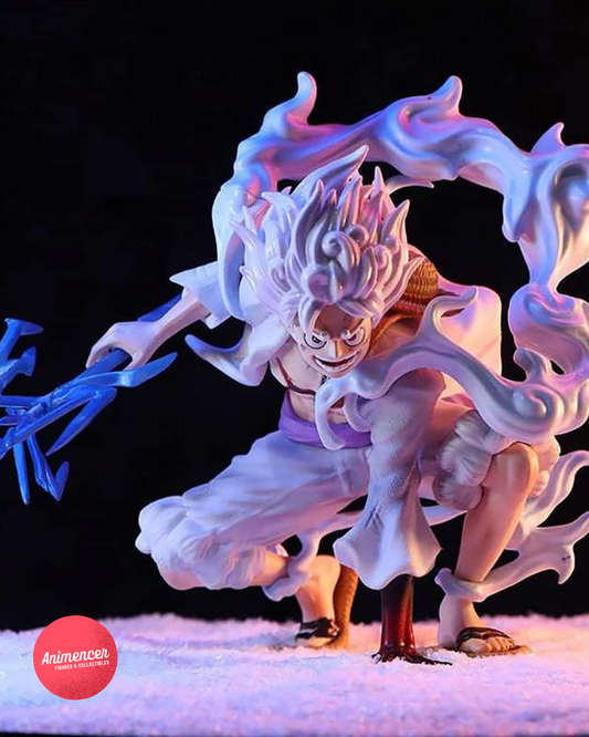 Luffy Gear 5 Action Figure – Human Fruit Nika Form 18cm PVC/ABS Statue | One Piece Collectible