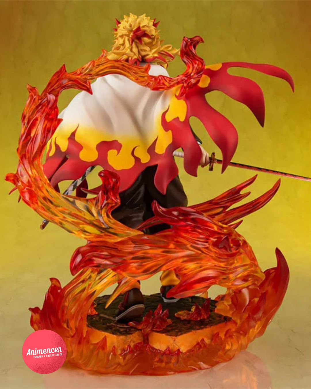 MegaHouse G.E.M Rengoku Kyoujurou Figure – 21cm Kimetsu No Yaiba Demon Slayer PVC Statue