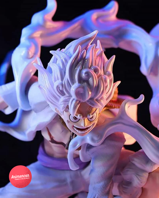 Luffy Gear 5 Action Figure – Human Fruit Nika Form 18cm PVC/ABS Statue | One Piece Collectible