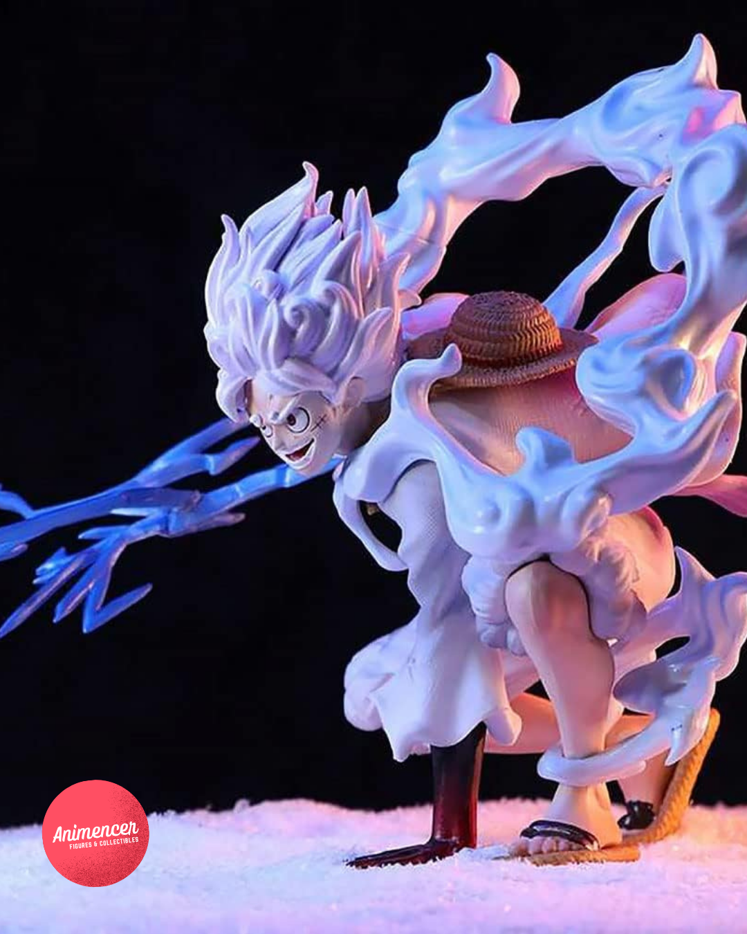 Luffy Gear 5 Action Figure – Human Fruit Nika Form 18cm PVC/ABS Statue | One Piece Collectible