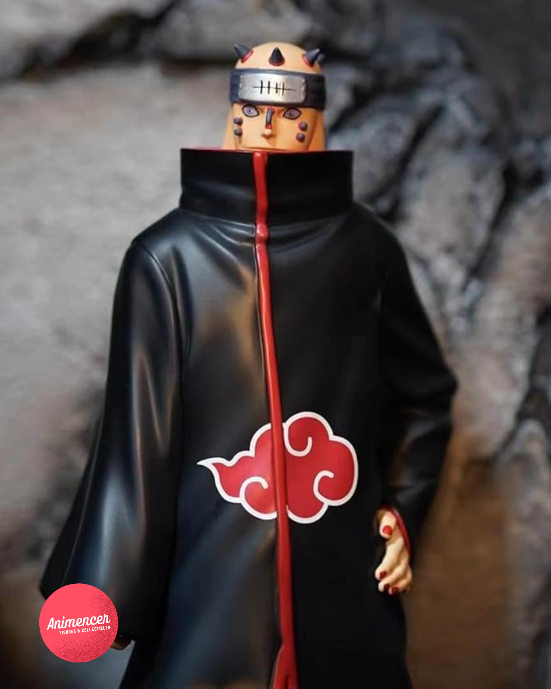 Six Paths of Pain Figure Set – Naruto Akatsuki 6 Body Statue Display (Scene Base Included)