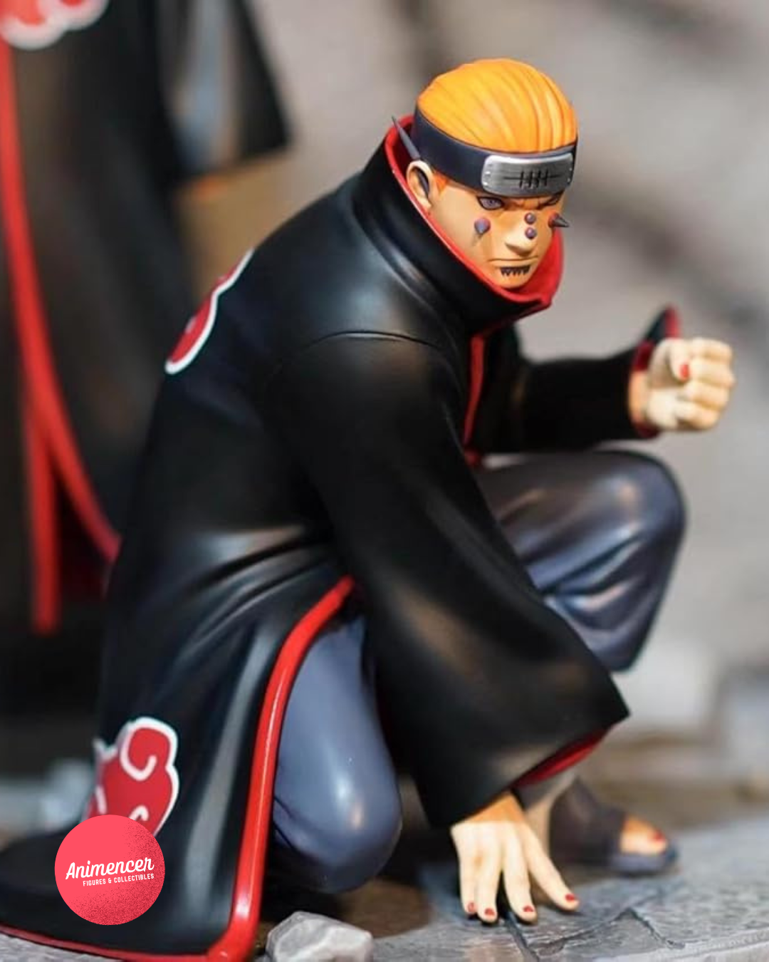 Six Paths of Pain Figure Set – Naruto Akatsuki 6 Body Statue Display (Scene Base Included)