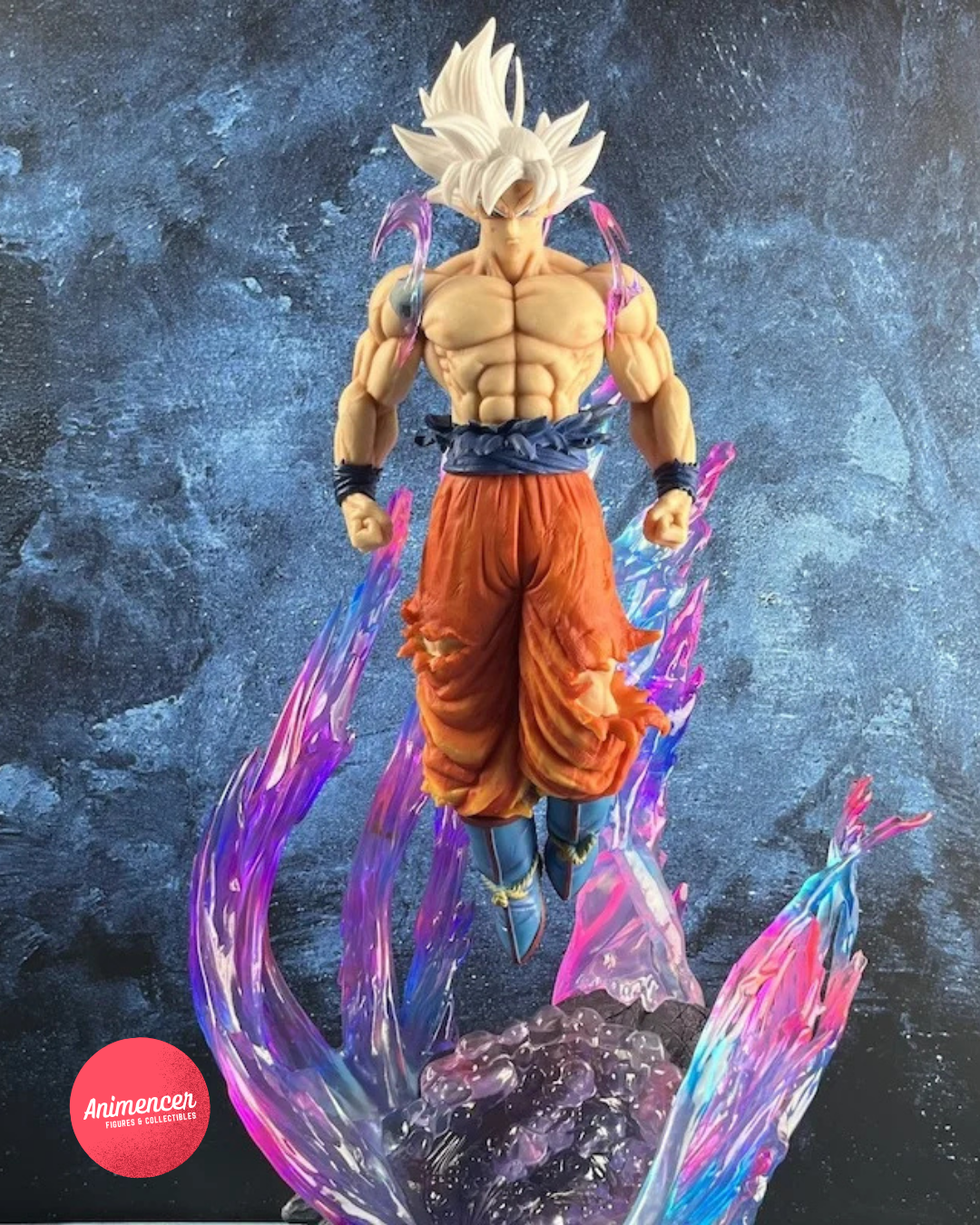 Ultra Instinct Goku Figure – 53cm Migatte no Gokui Dragon Ball Super Statue (LED Base)