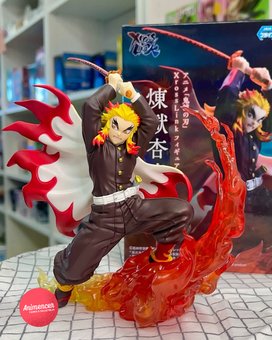 SEGA Demon Slayer Figure – Rengoku Shinjurou & Akaza 18cm | Flame & Battle Effect Collectibles