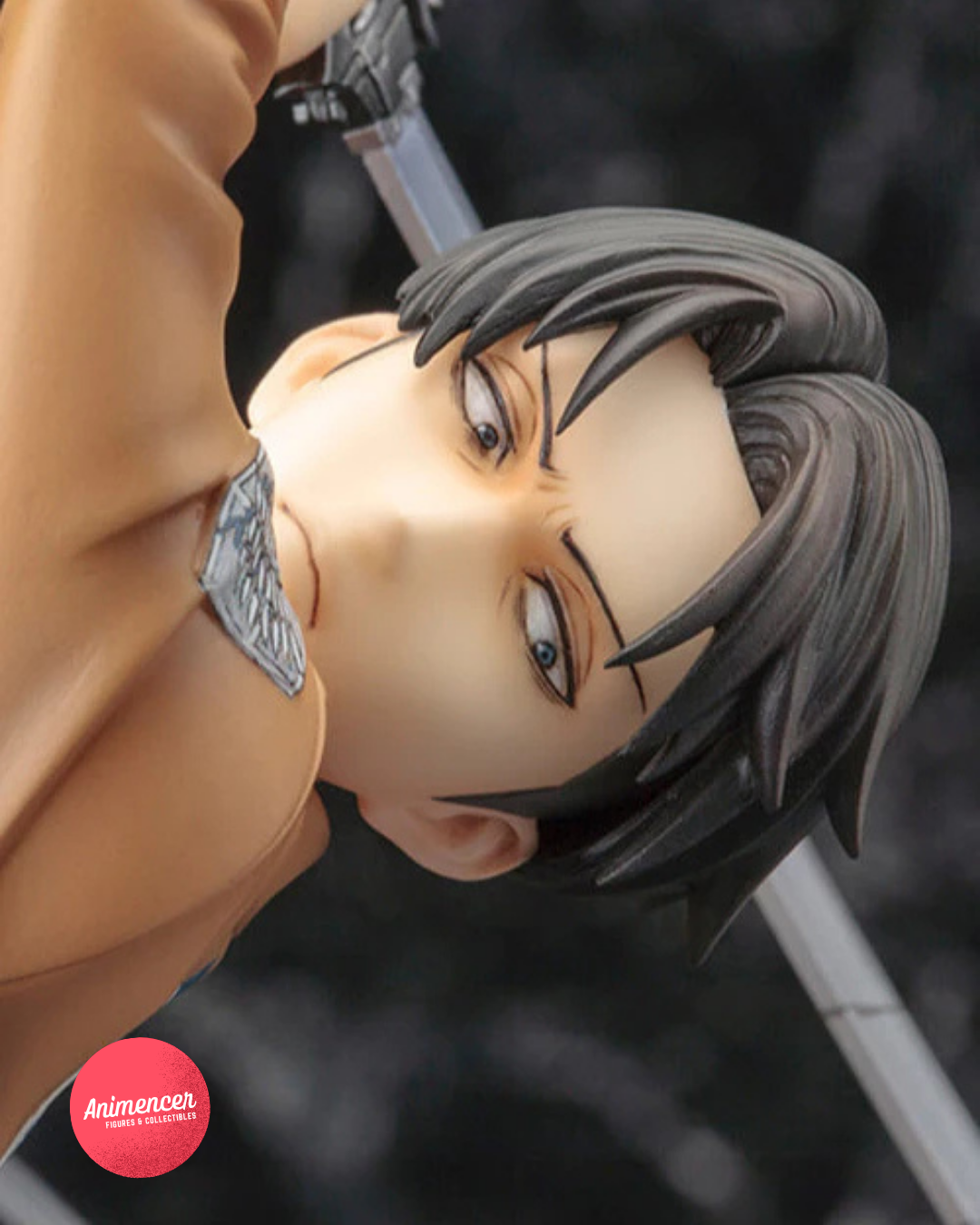 Levi Ackerman Action Figure – Attack on Titan Tree Launch Pose PVC Statue (29cm)
