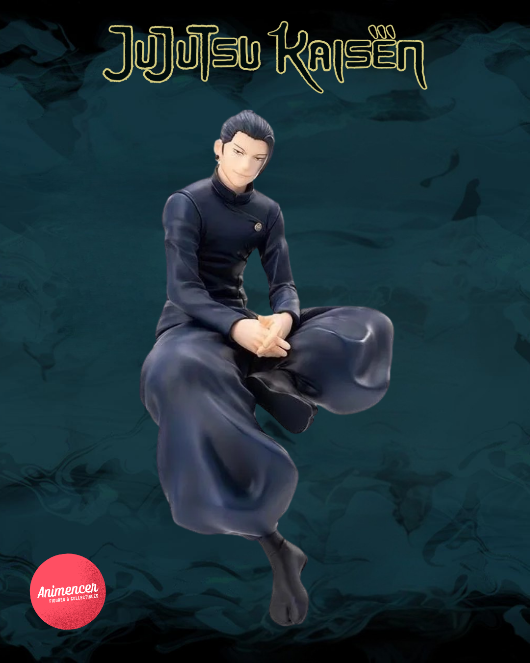 Gojo & Geto Sitting Figure – Jujutsu Kaisen 9cm PVC Statue | Prison Realm Diorama