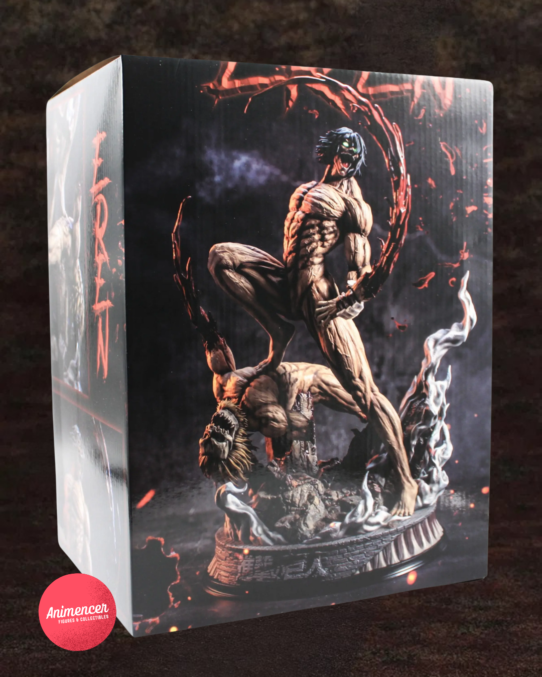 Eren Jaeger Titan Form Figure – Attack on Titan Combat PVC Statue | Shingeki no Kyojin Collectible