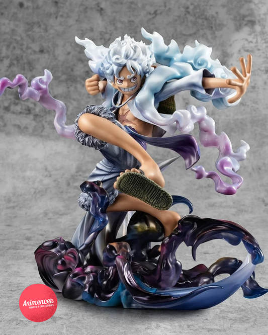 Luffy Gear 5 Action Figure – Sun God Nika Anime Statue 23cm | One Piece Collectible