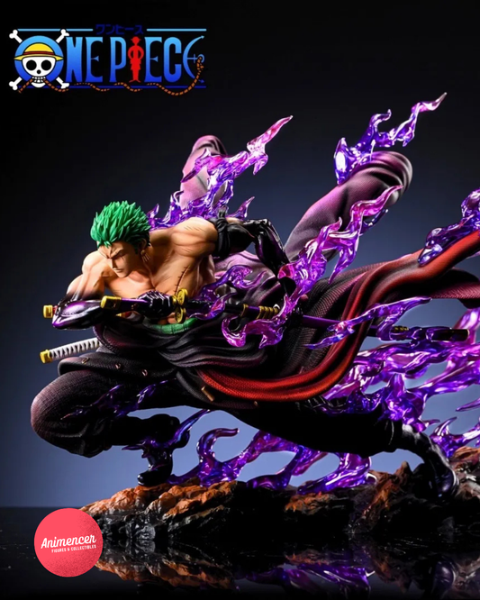 Zoro Action Figure – Drifting Zoro Dual-Blade PVC Statue 17cm | One Piece Collectible