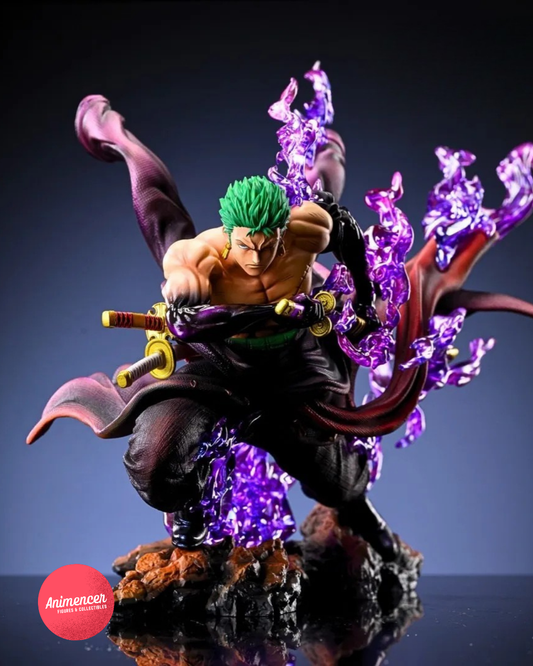Zoro Action Figure – Drifting Zoro Dual-Blade PVC Statue 17cm | One Piece Collectible
