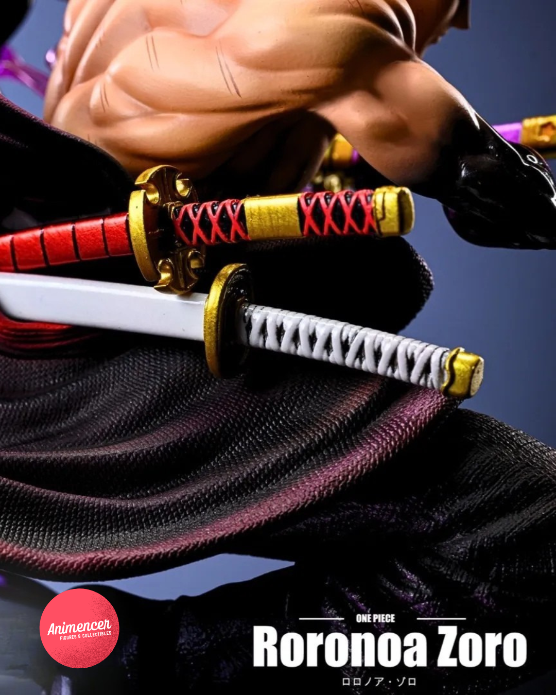 Zoro Action Figure – Drifting Zoro Dual-Blade PVC Statue 17cm | One Piece Collectible