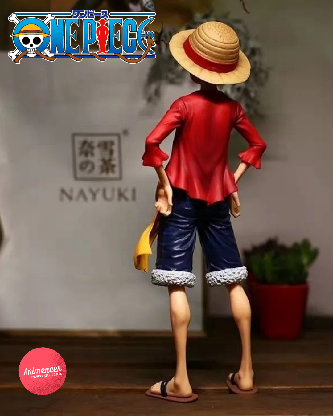 Luffy Action Figure – One Piece Anime Statue with 2 Interchangeable Faces | Assembling PVC Model