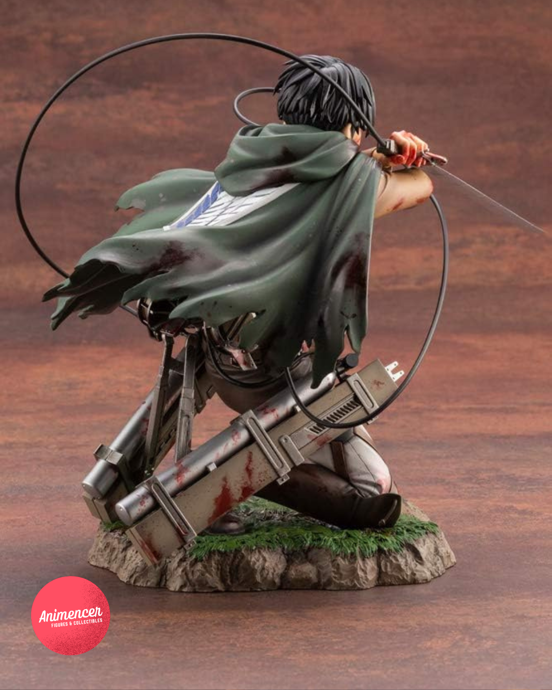 Levi Ackerman ARTFX J Statue – 1/7 Scale Wounded Pose (18cm) | Attack on Titan Figure by Kotobukiya