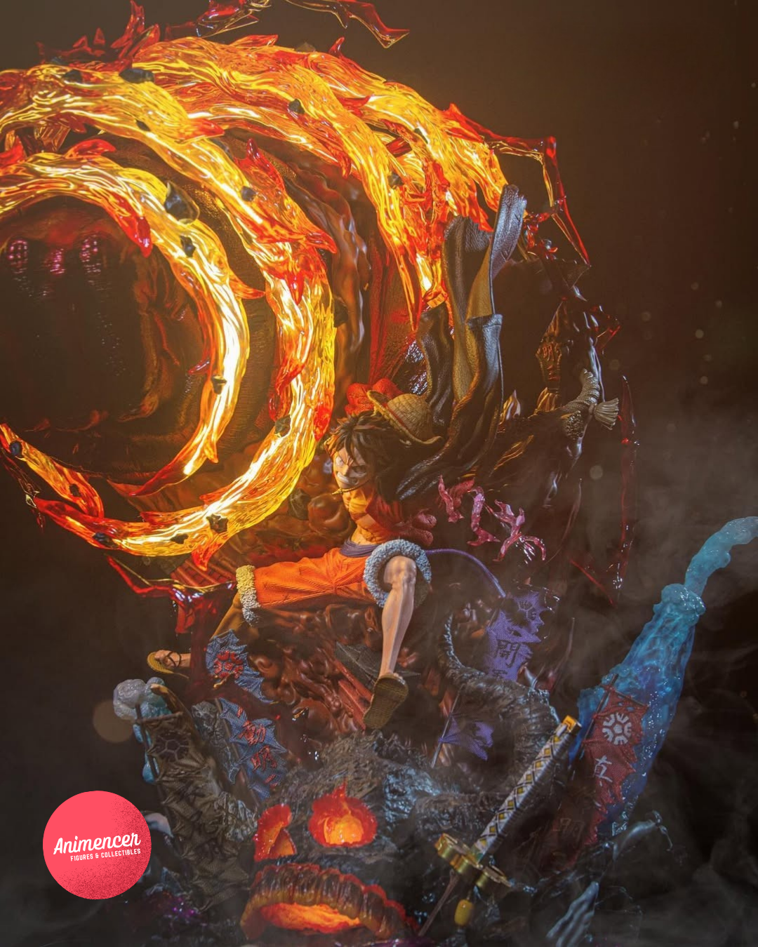 Monkey D. Luffy Elephant Gun LED Statue – Explosive Punch Collectible