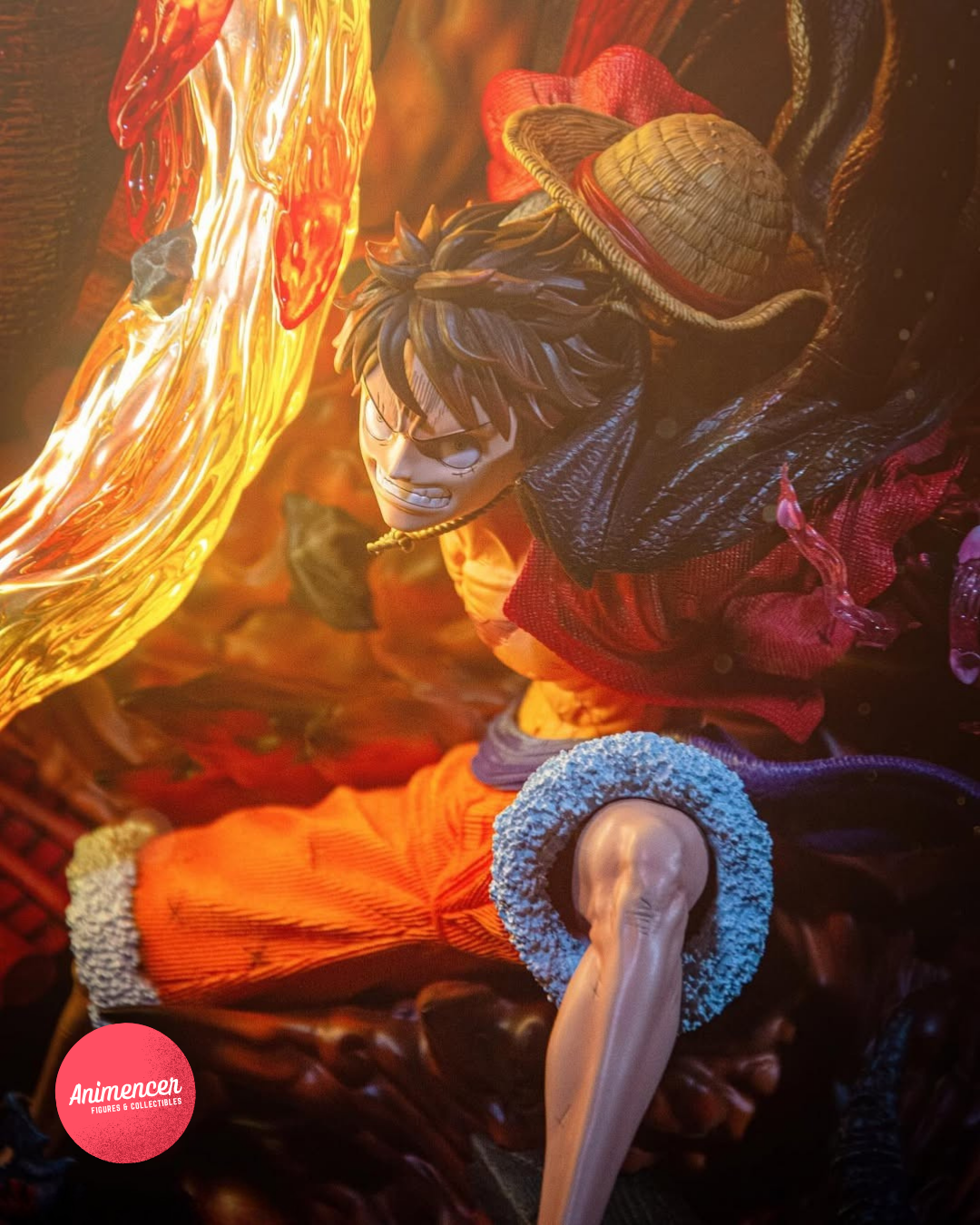 Monkey D. Luffy Elephant Gun LED Statue – Explosive Punch Collectible