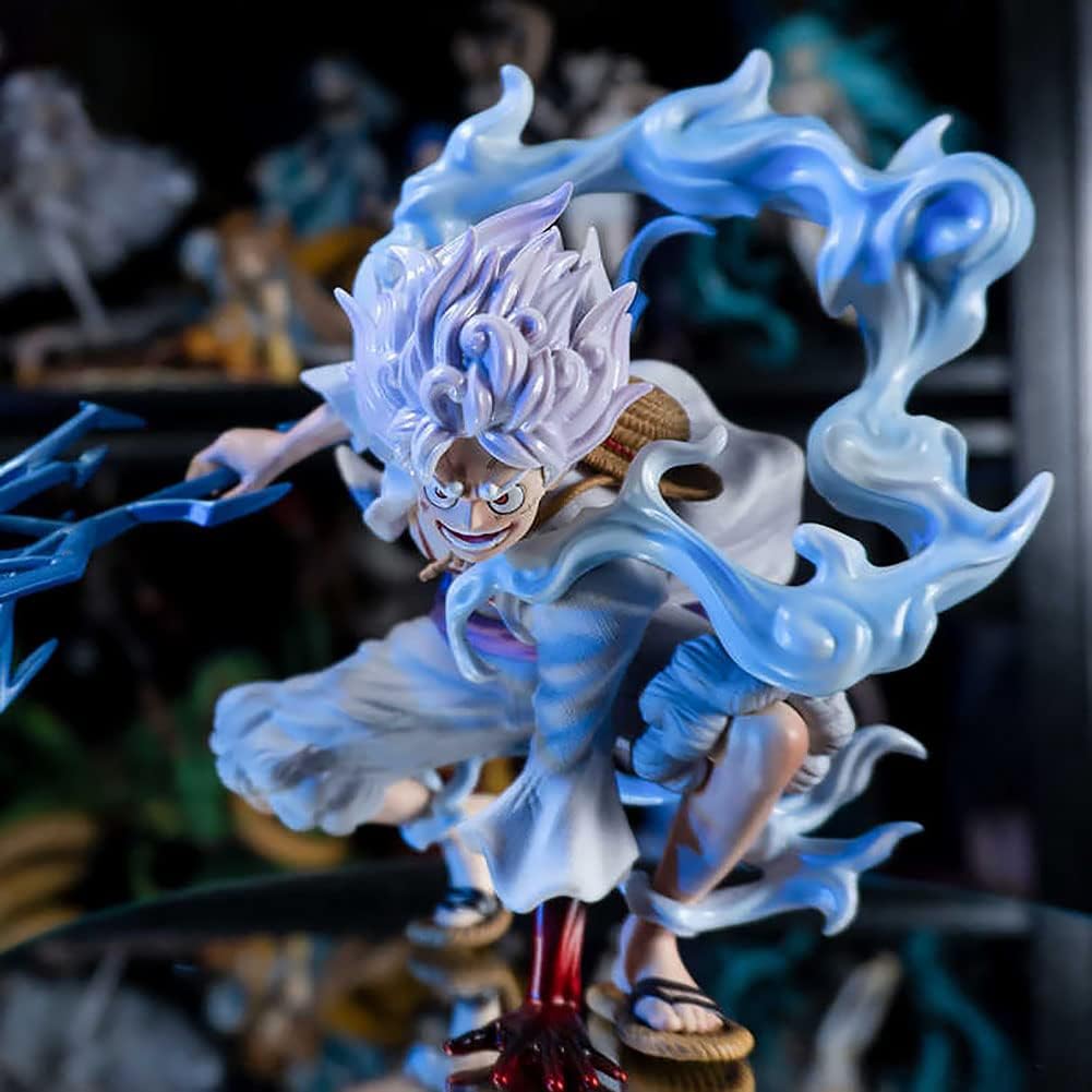 Luffy Gear 5 Action Figure – Human Fruit Nika Form 18cm PVC/ABS Statue | One Piece Collectible
