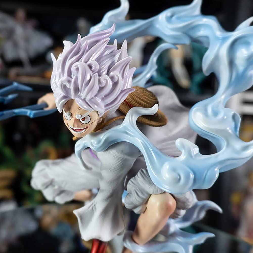 Luffy Gear 5 Action Figure – Human Fruit Nika Form 18cm PVC/ABS Statue | One Piece Collectible