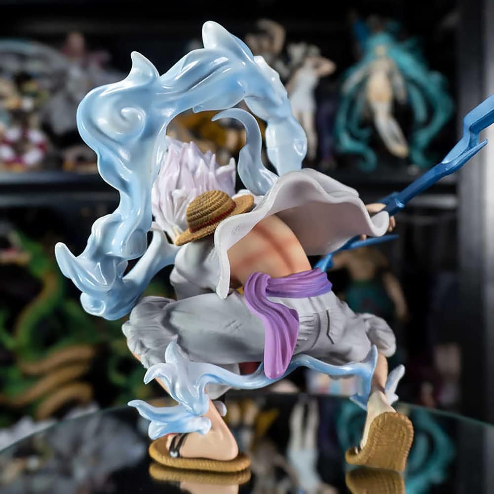 Luffy Gear 5 Action Figure – Human Fruit Nika Form 18cm PVC/ABS Statue | One Piece Collectible
