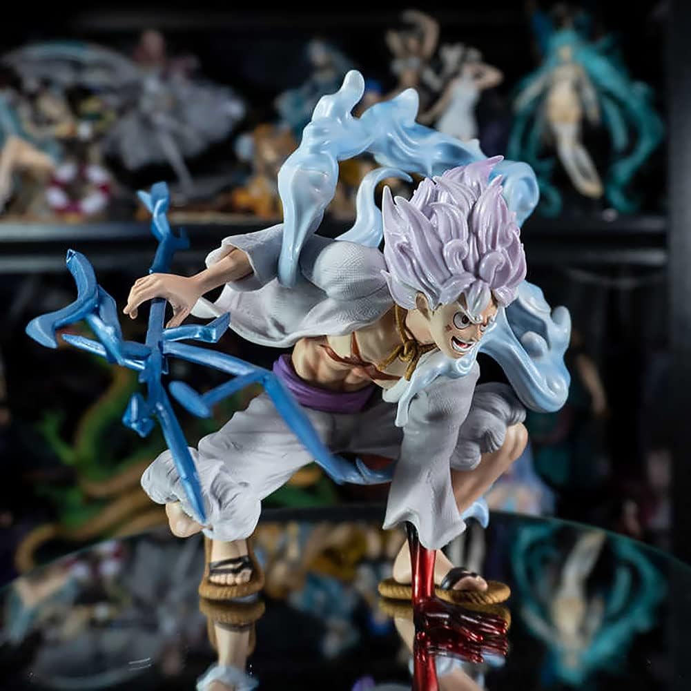 Luffy Gear 5 Action Figure – Human Fruit Nika Form 18cm PVC/ABS Statue | One Piece Collectible