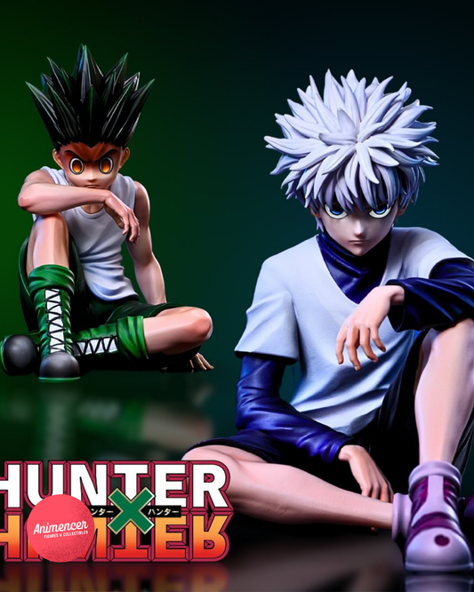 Hunter x Hunter Noodle Stopper Figures – Killua, Gon or Duo PVC Boxed Statues (10cm)