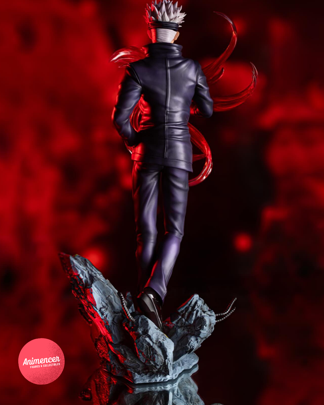 Gojo Satoru Figure – Jujutsu Kaisen Red Cursed Technique PVC Statue 28cm