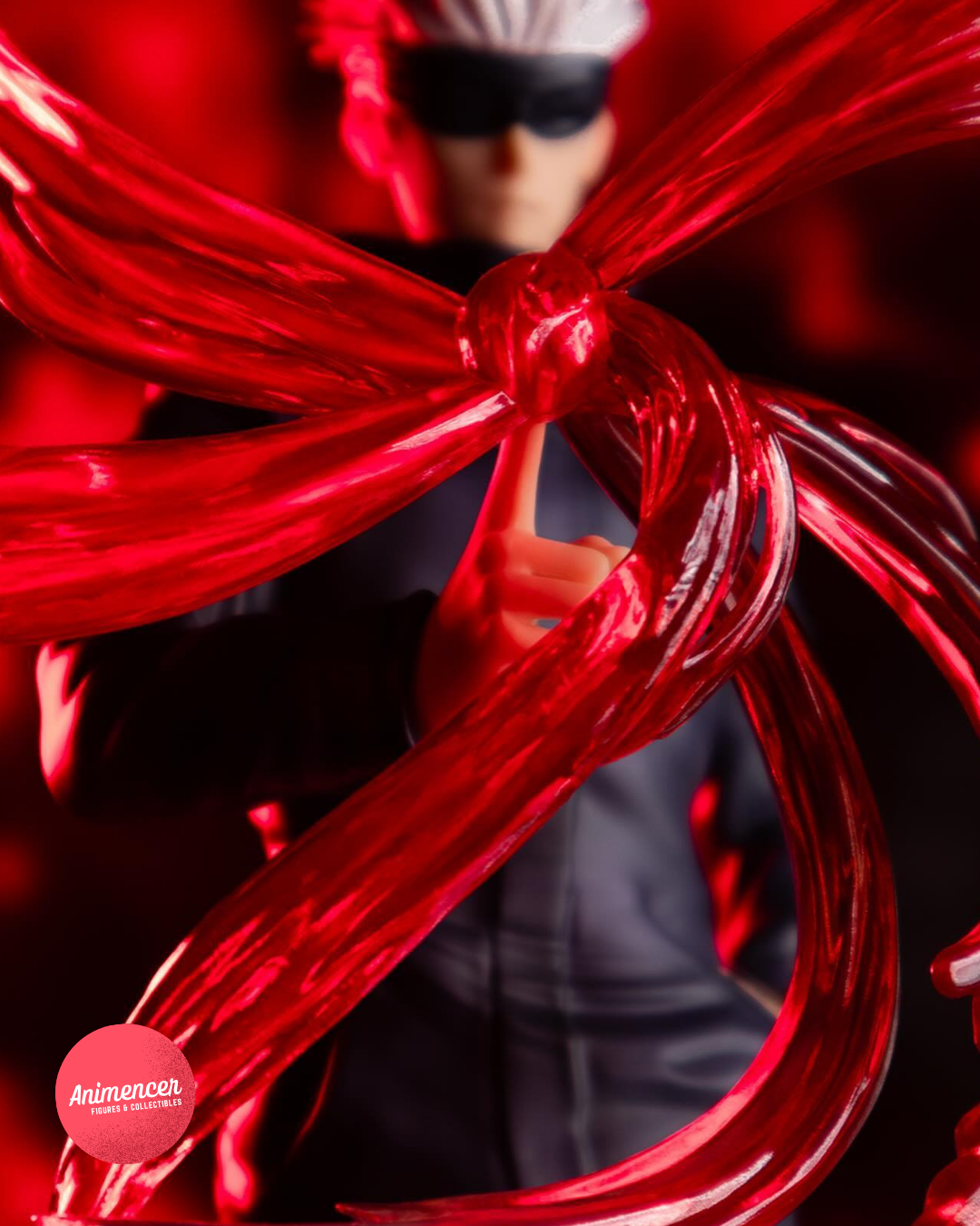 Gojo Satoru Figure – Jujutsu Kaisen Red Cursed Technique PVC Statue 28cm
