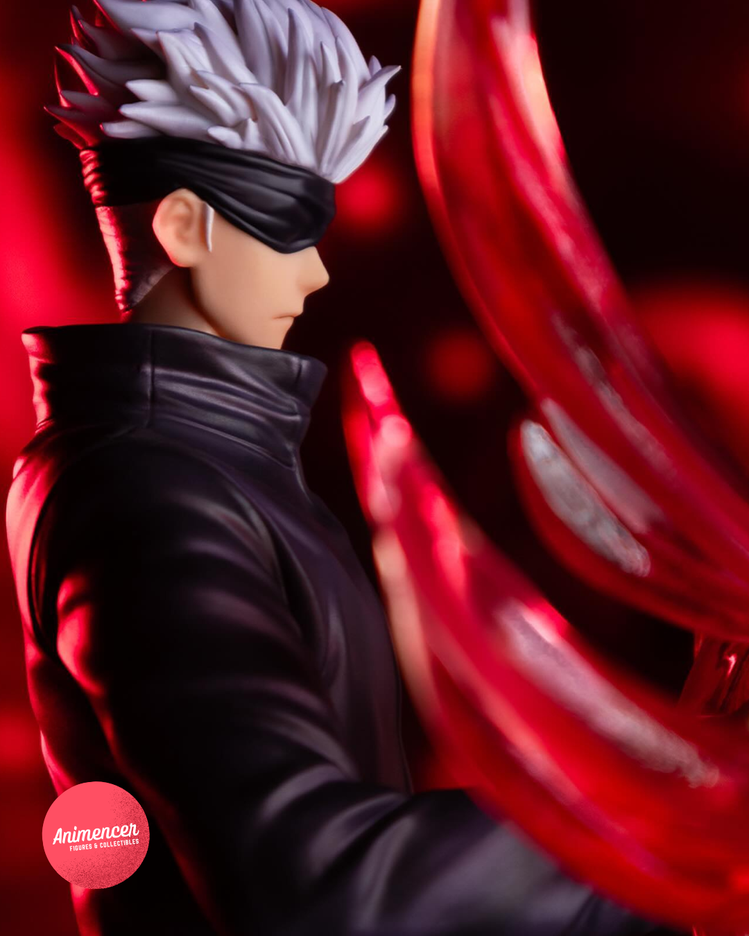 Gojo Satoru Figure – Jujutsu Kaisen Red Cursed Technique PVC Statue 28cm