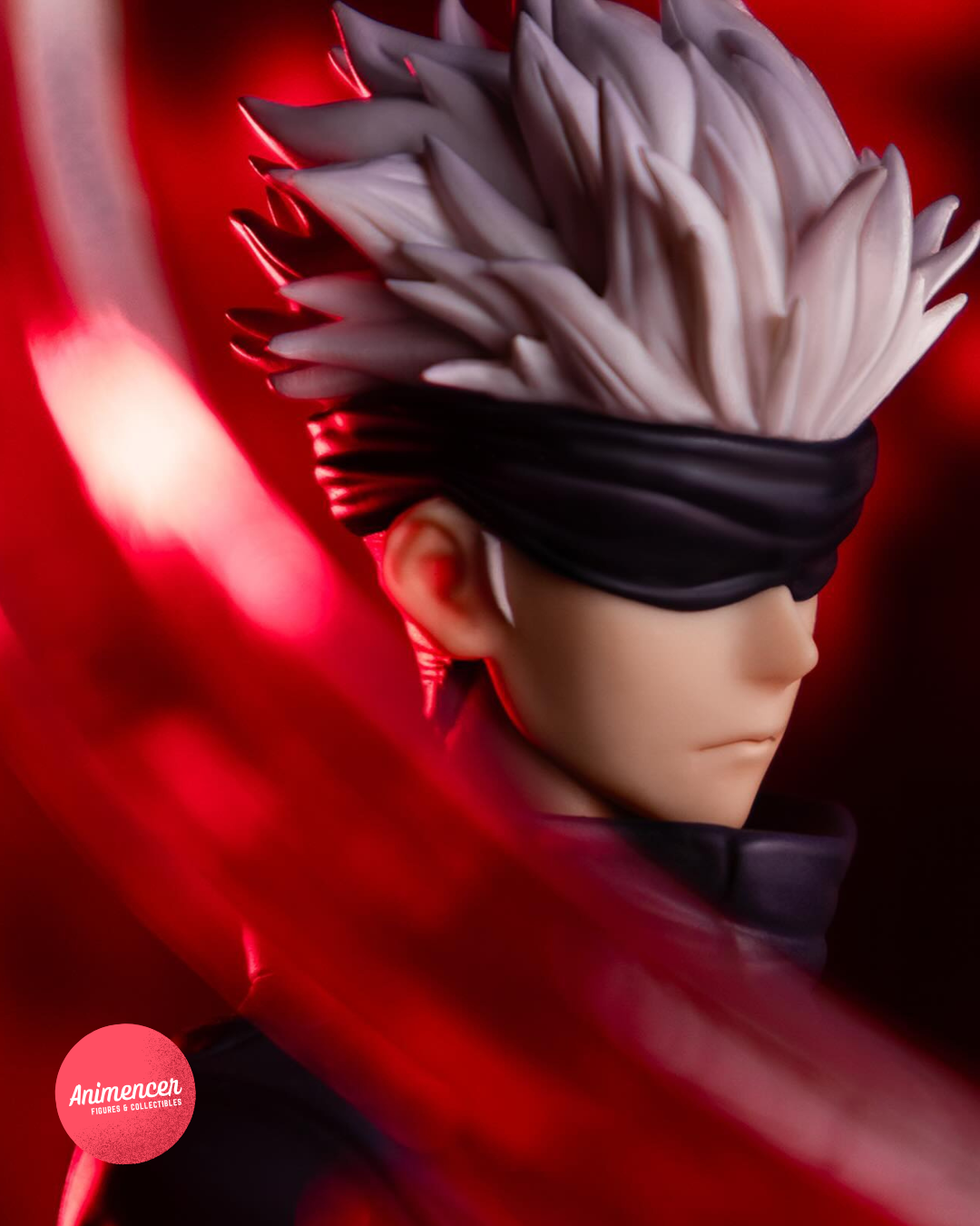 Gojo Satoru Figure – Jujutsu Kaisen Red Cursed Technique PVC Statue 28cm