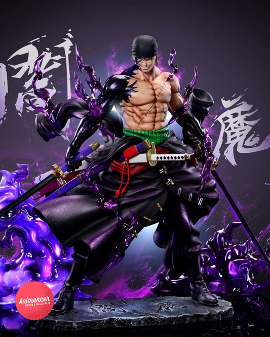 Roronoa Zoro Enma Aura Figure – One Piece 25cm PVC Action Statue | Three-Sword Style Edition