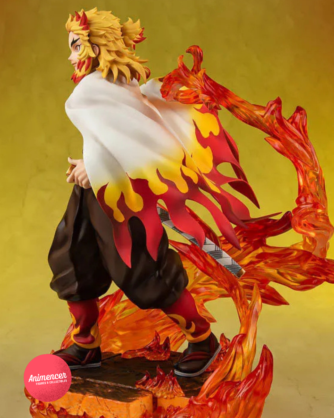 MegaHouse G.E.M Rengoku Kyoujurou Figure – 21cm Kimetsu No Yaiba Demon Slayer PVC Statue