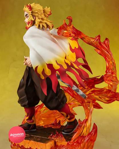 MegaHouse G.E.M Rengoku Kyoujurou Figure – 21cm Kimetsu No Yaiba Demon Slayer PVC Statue