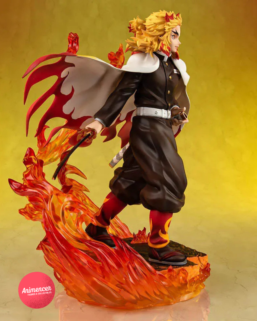MegaHouse G.E.M Rengoku Kyoujurou Figure – 21cm Kimetsu No Yaiba Demon Slayer PVC Statue