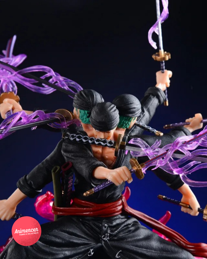 Zoro Action Figure – Roronoa Zoro Nine Sword Style PVC Statue 14cm | One Piece Anime Collectible