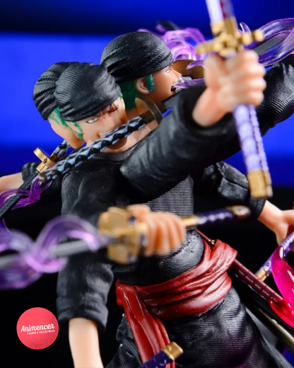 Zoro Action Figure – Roronoa Zoro Nine Sword Style PVC Statue 14cm | One Piece Anime Collectible