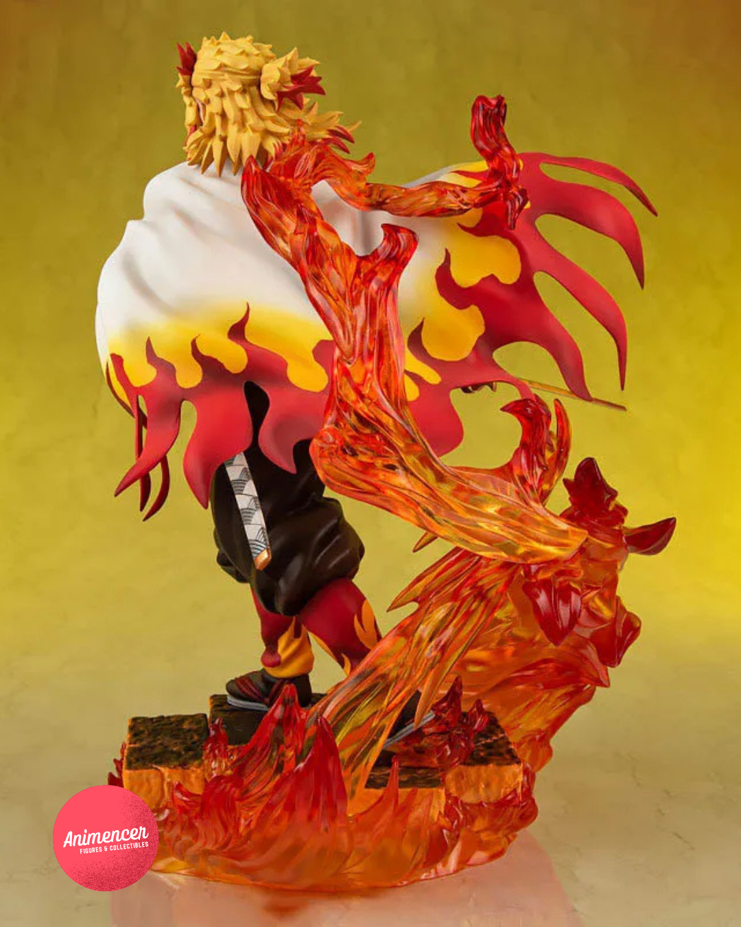 MegaHouse G.E.M Rengoku Kyoujurou Figure – 21cm Kimetsu No Yaiba Demon Slayer PVC Statue