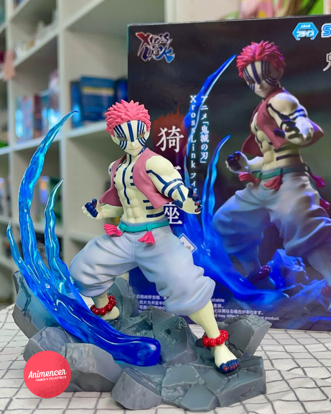 SEGA Demon Slayer Figure – Rengoku Shinjurou & Akaza 18cm | Flame & Battle Effect Collectibles