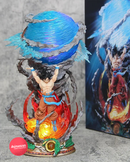 Goku Spirit Bomb Figure – 25cm Dragon Ball Z Super Genki Dama PVC Statue