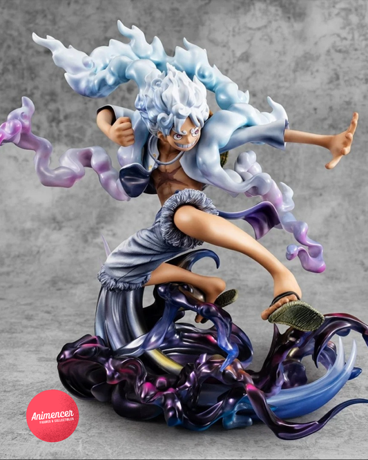 Luffy Gear 5 Action Figure – Sun God Nika Anime Statue 23cm | One Piece Collectible