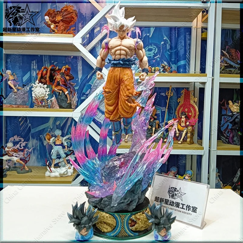 Ultra Instinct Goku Figure – 53cm Migatte no Gokui Dragon Ball Super Statue (LED Base)