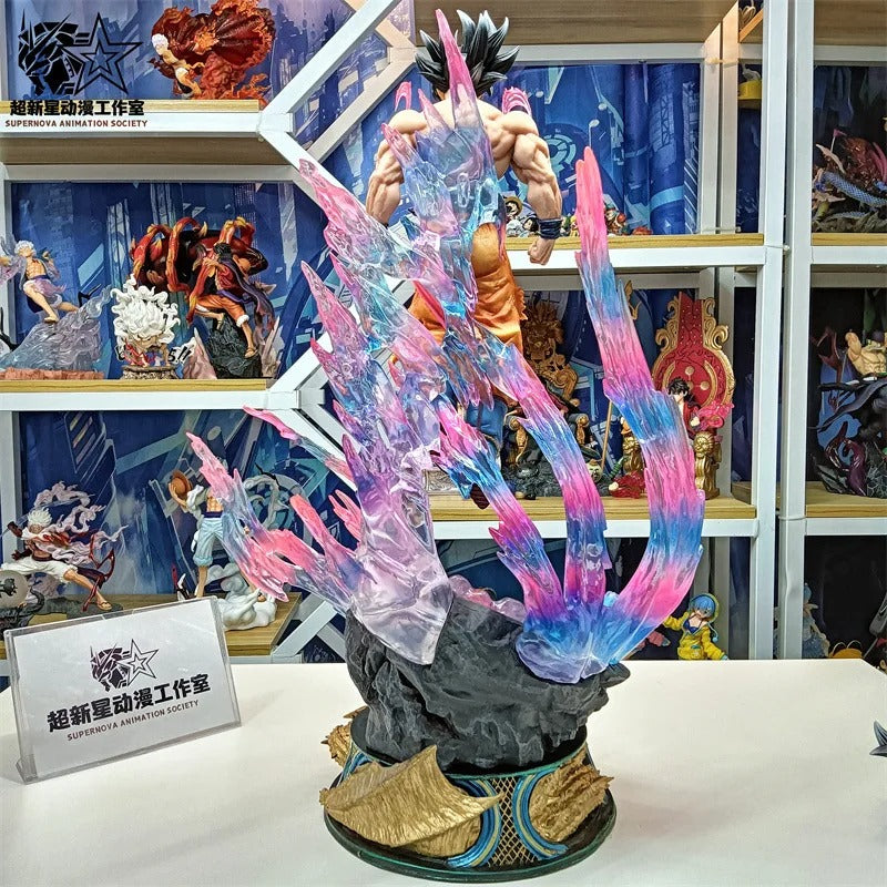 Ultra Instinct Goku Figure – 53cm Migatte no Gokui Dragon Ball Super Statue (LED Base)
