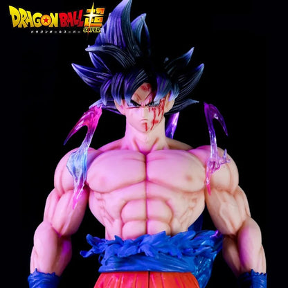 Ultra Instinct Goku Figure – 53cm Migatte no Gokui Dragon Ball Super Statue (LED Base)